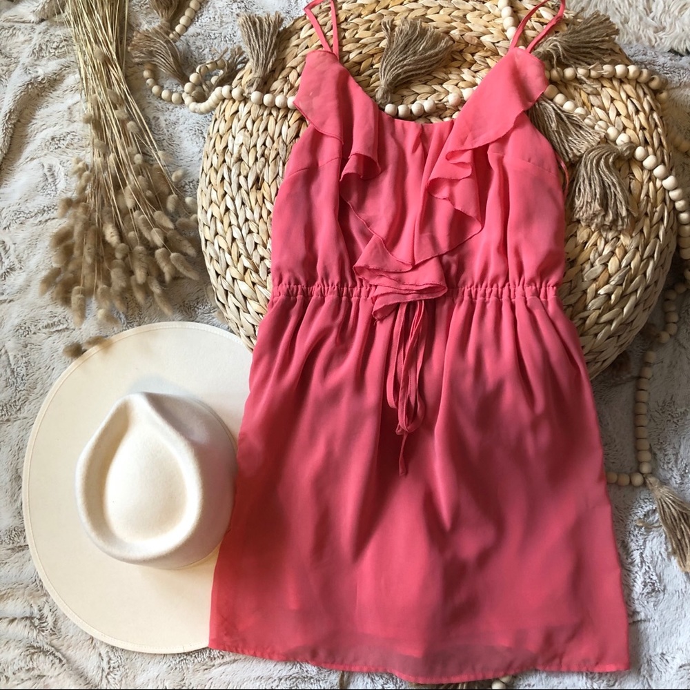 ✨Bundle 5 for $25 🏷
🍉 Pink Ruffle Dress - Picture 1 of 10
